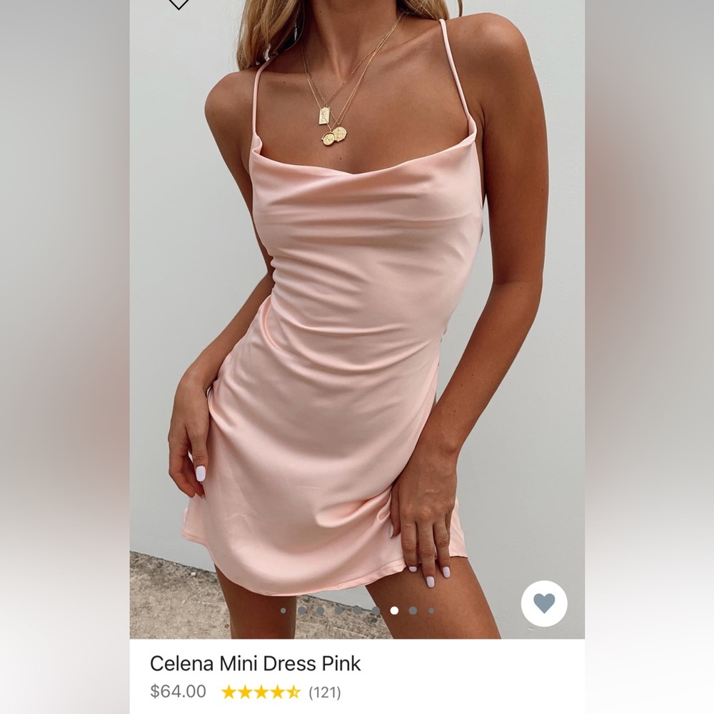 NWT Light Pink Mini Dress - Princess Polly Size 2